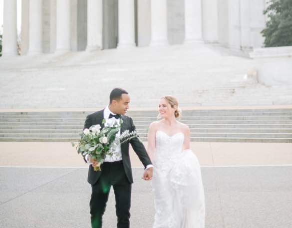 Minimalist Washington DC Wedding Planned in 3 Months *