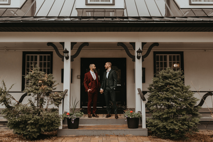 Moody and Romantic Willow Inn Elopement *