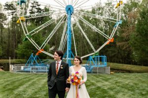 fabulously art inspired festival themed wedding